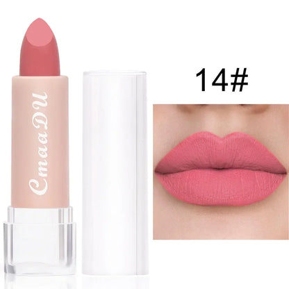 Heerlijke 15-kleur Lippenstift Set: Kussensbestendige Matte Lipgloss, Waterdicht & Langdurige Moisturizing Formule - Het Perfecte Koreaanse Make-up Cadeau voor Vrouwen!