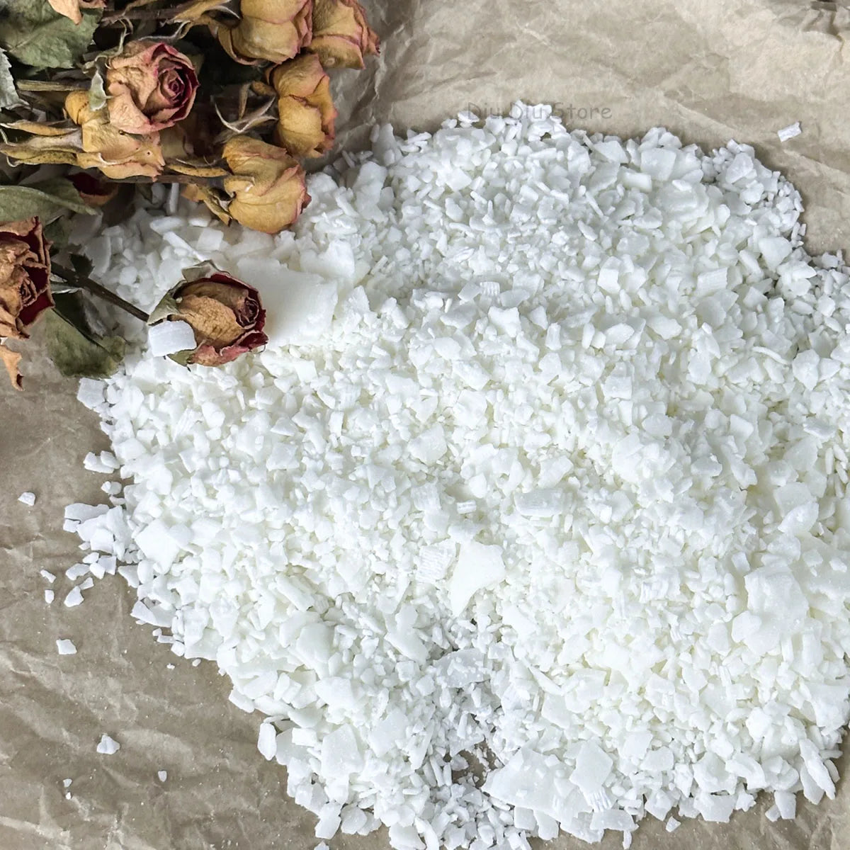 Natural Soy Wax Flakes for Candle Making | Soy Candle Wax for Containers & DIY Candles | 100g–1000g