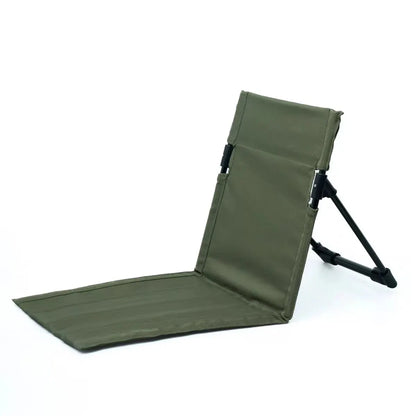 Lichtgewicht Draagbare Opvouwbare Stoel - Perfect voor Kamperen, Strand en Park Leisure! Geniet van Comfort Overal met Onze Enkele Lui Rugstoel!