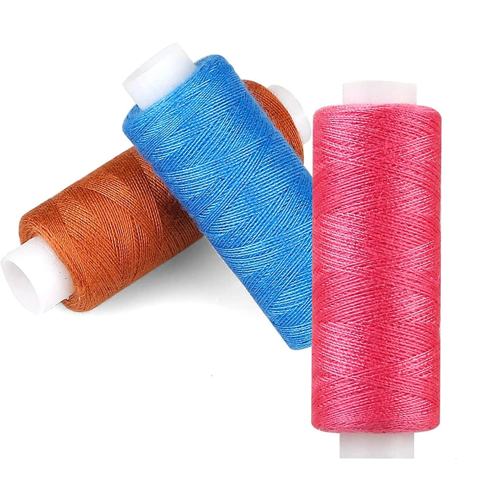 Lot de 60 bobines de fil polyester couture 250 yards broderie machine main loisirs créatifs DIY
