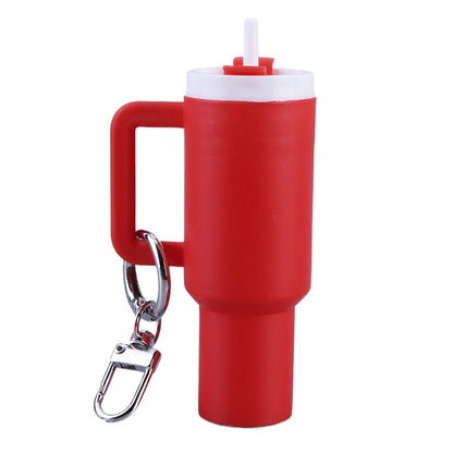 Schattige Mini Tumbler Sleutelhanger - Veelzijdige Chapstick Houder & Charmante Handtas Accessoire voor Schooltassen!