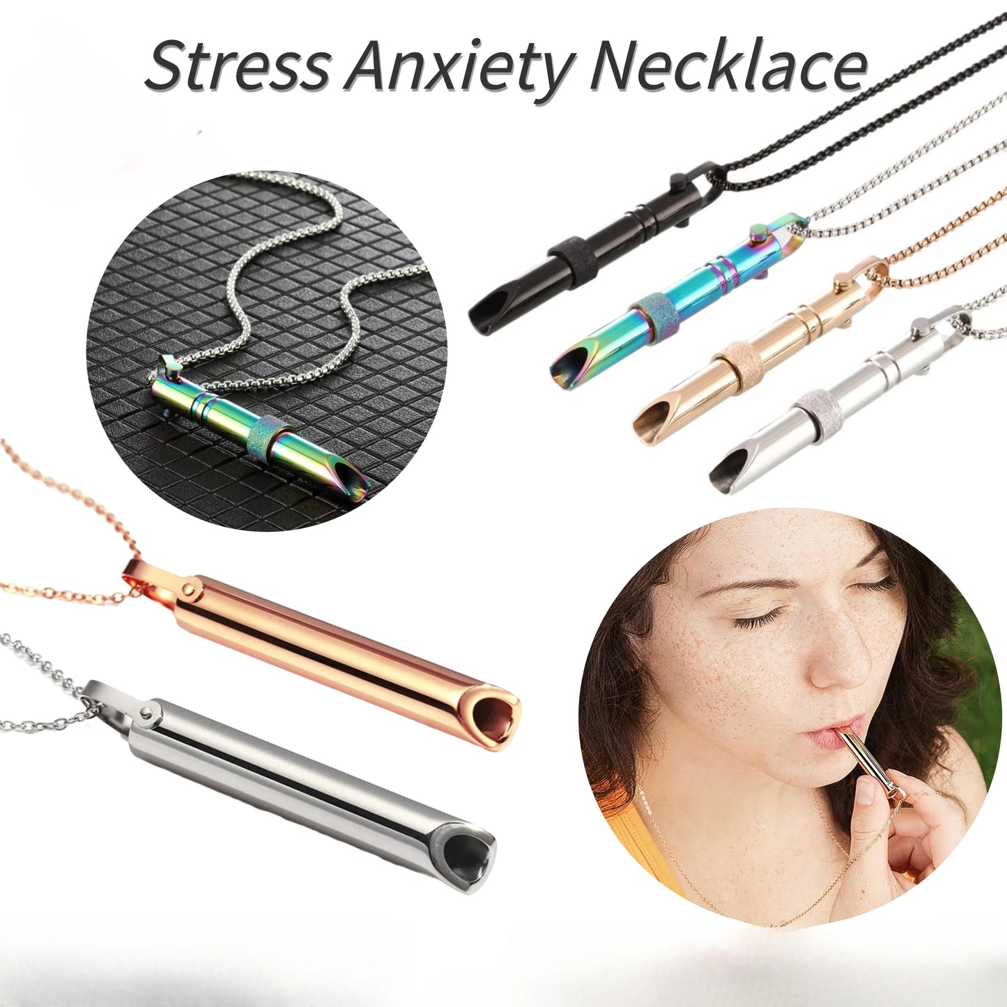 Mindful Calm Ketting - Jouw Natuurlijke Companion voor Stressverlichting en Angstbeheer
