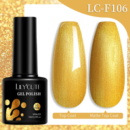 LILYCUTE 7ML Snelle-Extensions Nagelgel - Semi-permanente Acryl Kristalwit & Helder Nude Nagellak voor Prachtige UV Opbouw