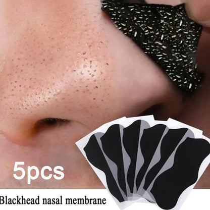 Transformeer Je Huid: 5-100PC Zwartehead Verwijder Strips voor Diepe Reiniging, Pore Minimalisatie en Acne Behandeling - Effectieve Gezicht Huidverzorgingspleisters!