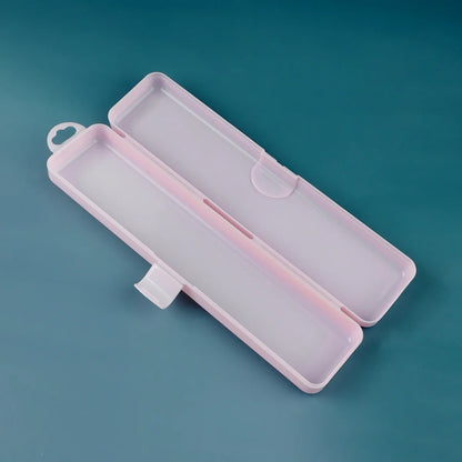 Chique Draagbare Make-up Kwasten Organizer met Deksel - Stijlvolle Opslag voor Wenkbrauwpotloden, Pinnen & Schoonheidstools!
