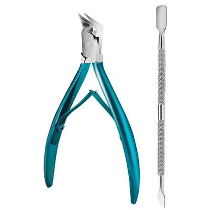 Premium Roestvrijstalen Nagelknipper en Cutille Nippers voor Perfecte Pedicure - Ingroeiende Teennagels Schaar voor Moeiteloze Dode Huidverwijdering