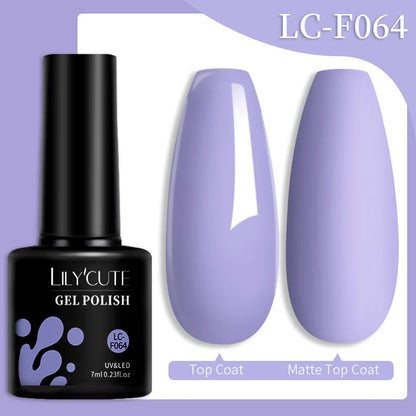 LILYCUTE 7ML Snelle-Extensions Nagelgel - Semi-permanente Acryl Kristalwit & Helder Nude Nagellak voor Prachtige UV Opbouw