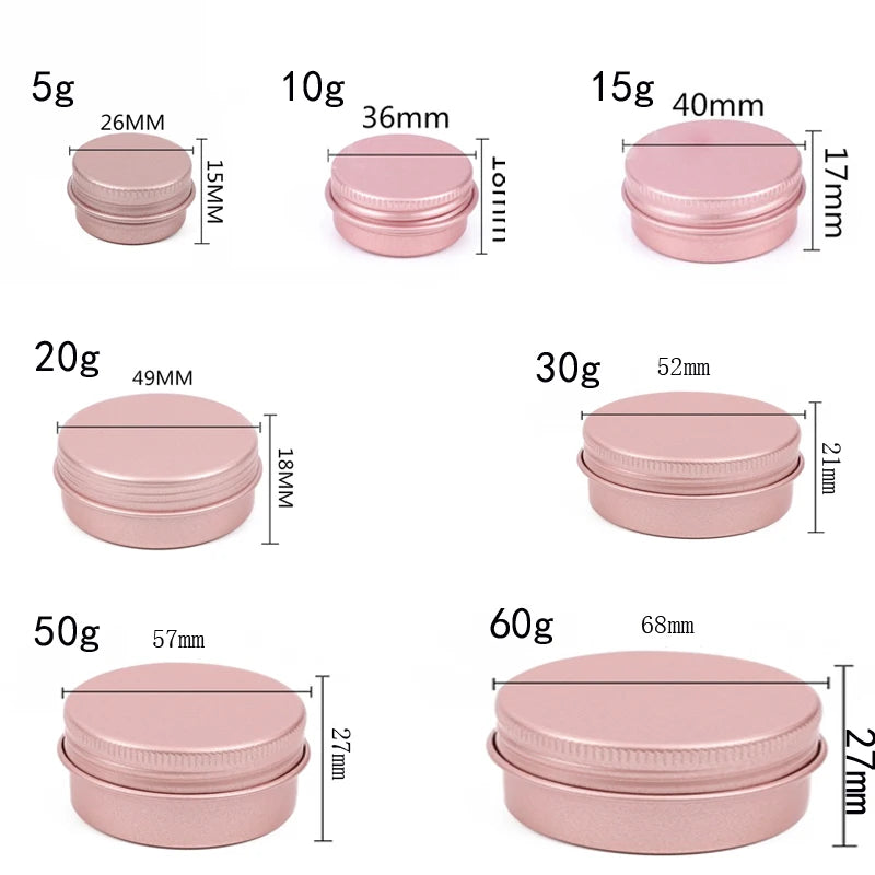 Metal Candle Tins with Lids Bulk | Empty Aluminum Candle Containers | Travel Tins for Candle Making Supplies