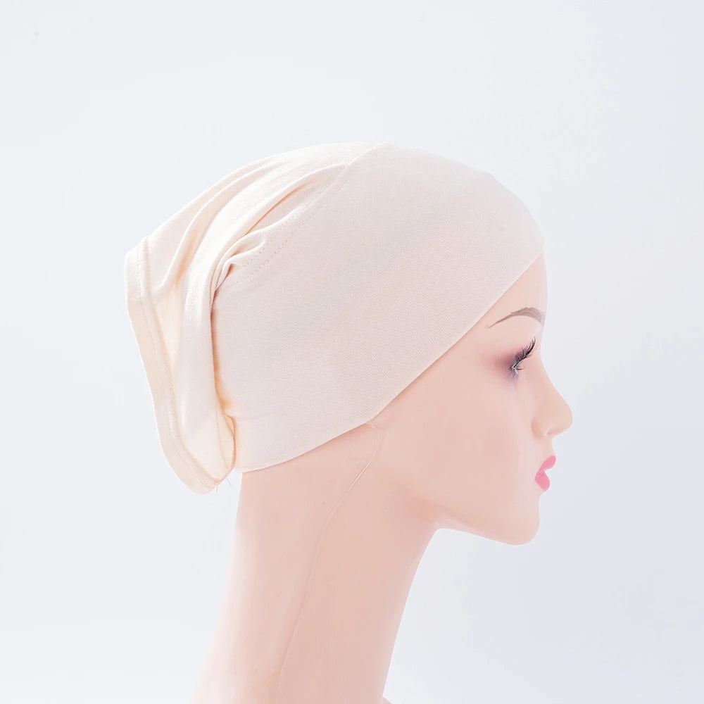 Chic en Stijlvol 56-Kleurige Vrouwen Binnen Hijab Tube Muts - Premium Bamboe Jersey Onderheadscarf voor Moslim Mode