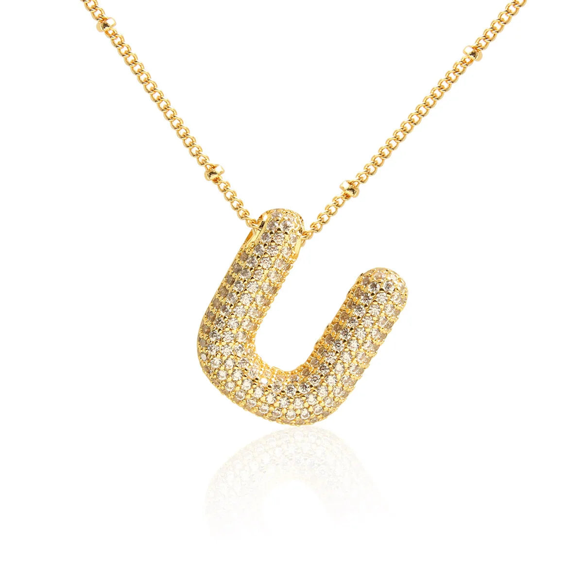 Prachtige Luxe Zirkon Kristal 26 Engelse Letters RVS Kettingen voor Vrouwen – Trendy Choker Ketting Sieraden Groothandel