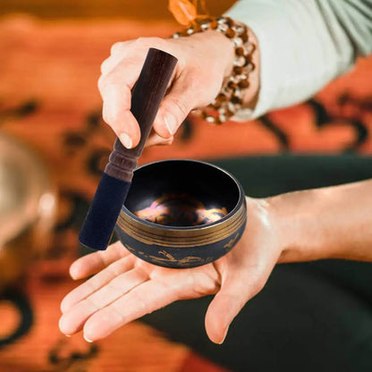 Lotus Tibetaalse Klankschaal Set – Het Perfecte Unieke Cadeau voor Meditatie, Yoga, Ontspanning, Chakra Healing en Mindfulness Praktijken
