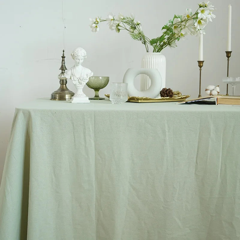 Solid Color 100% Cotton Fabric for Sewing Tablecloth Quilting Embroidery DIY Crafts Apparel Cloth 140cm Wide