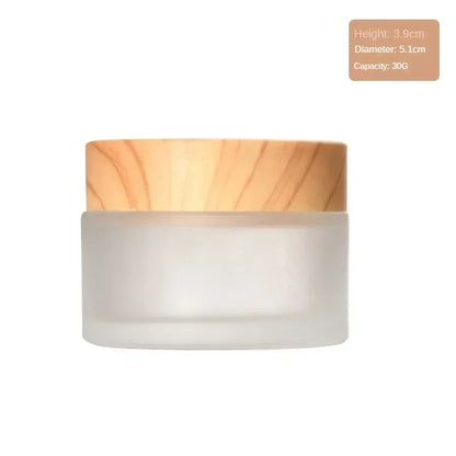 Elegante Navulbare Glazen Fles voor Oogcrème en Huidverzorging - Reisvriendelijke Afgesloten Dispenser & Cosmetica Pot Set