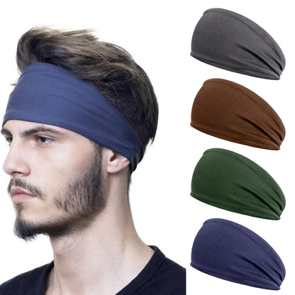 Unisex Sneldrogende Fitness Zweetband - Elastische Hoofdband voor Hardlopen, Basketbal en Actieve Levensstijlen