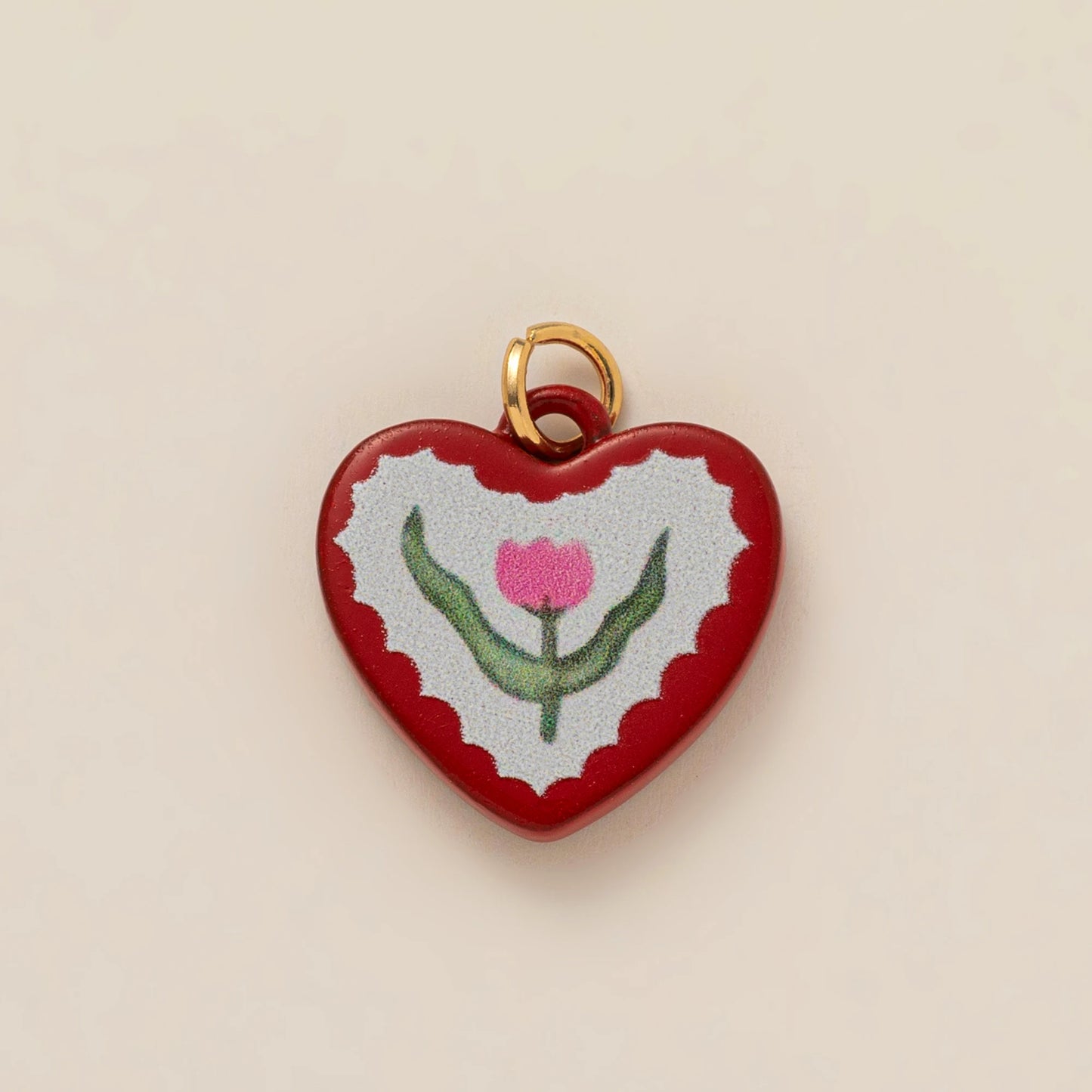 Flower Enamel Charms Tulip Fruit Pendants DIY Jewelry