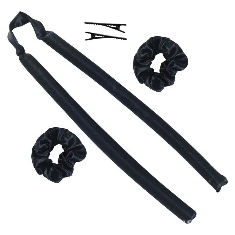 Revolutionaire Hittevrije Krulstaaf: Luxueuze Zijde Krullen zonder Hitte - Zachte Haarrollers en Comfortabele Slaapband voor Makkelijke Haarstyling!