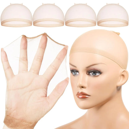 Premium HD Haarnetten - Antislip Rekbare Nylon Hoofdmutsen voor Vrouwen (4/10/40 stuks) - Zacht, Ademend en Gesloten Ontwerp