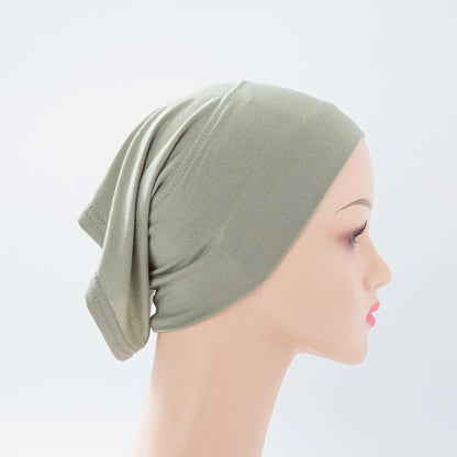 Chic en Stijlvol 56-Kleurige Vrouwen Binnen Hijab Tube Muts - Premium Bamboe Jersey Onderheadscarf voor Moslim Mode
