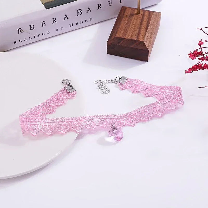 Elegante Vintage Fluwelen Parels Choker - Korte Zwarte Sleutelbeen Kraag Ketting voor Vrouwen - Perfecte Gotische Accessoire