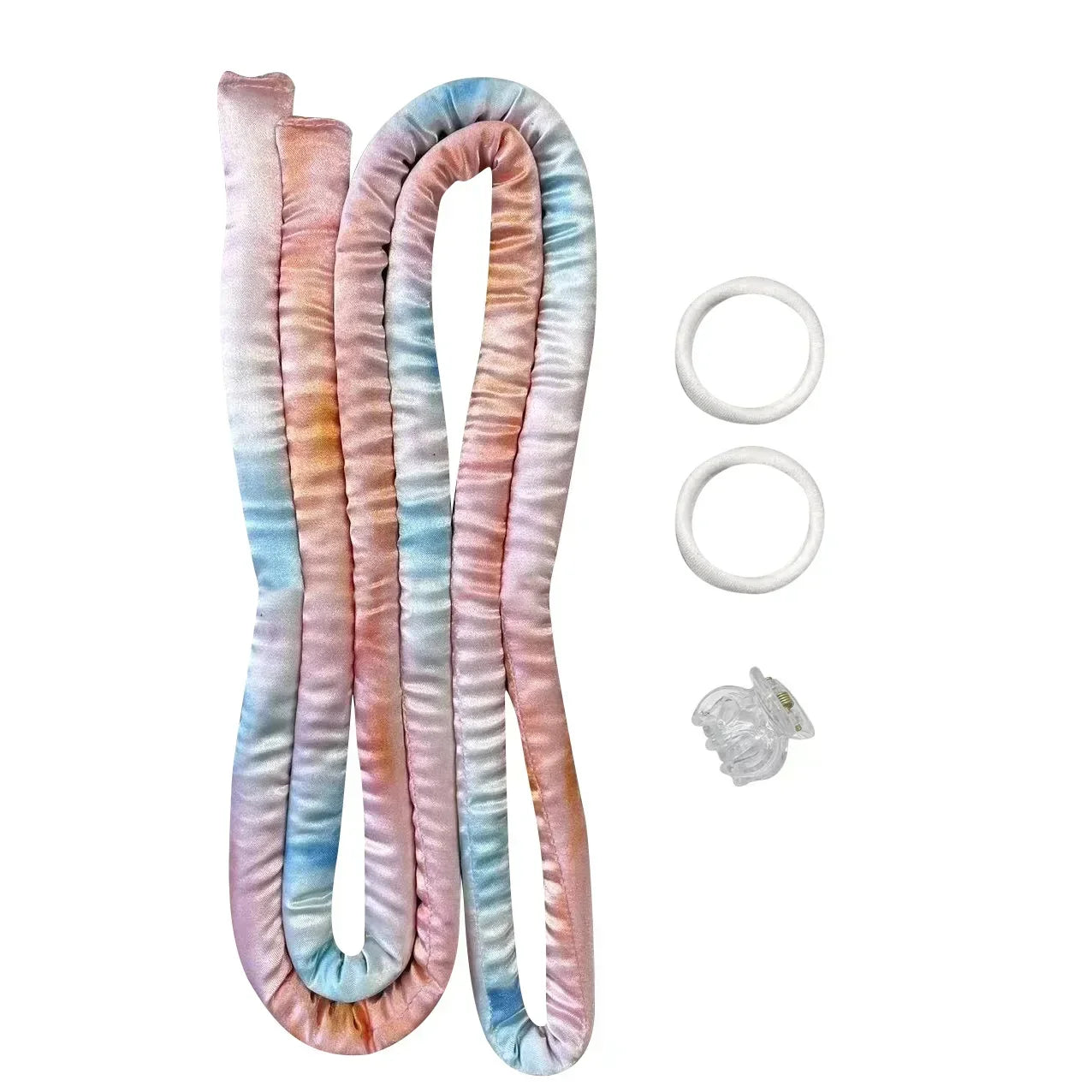 Zijden Slaap Krulband - Moeiteloze Hittevrije Haarrollers voor Beautiful Krullen!