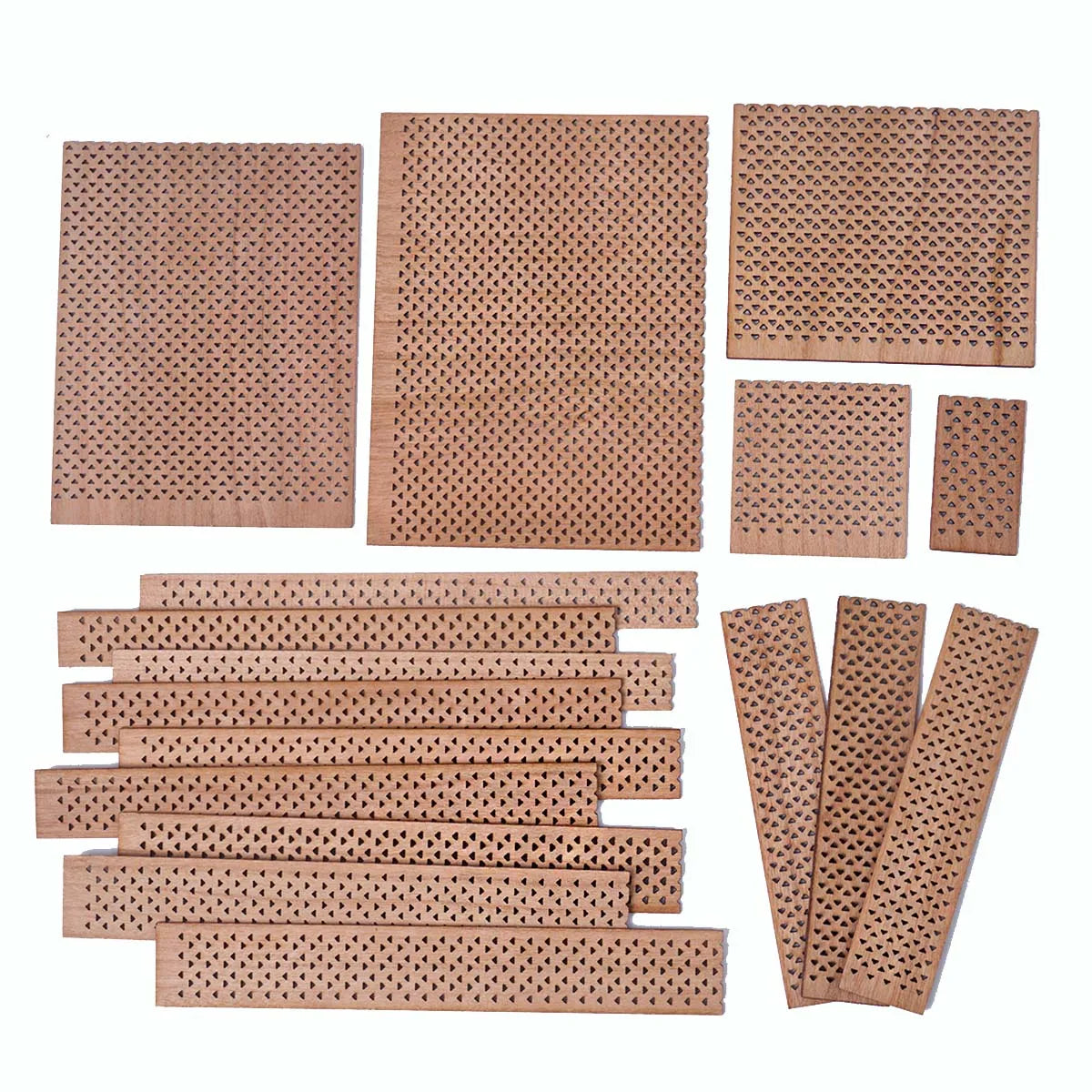 Smokeless Wood Candle Wicks with Metal Clips Multiple Sizes Wooden Wicks for Soy Wax DIY Candle Making