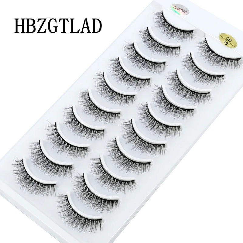 Verhoog je uitstraling met 10 paar luxe natuurlijke lange 3D nerts valse wimpers - Perfect voor make-up liefhebbers!