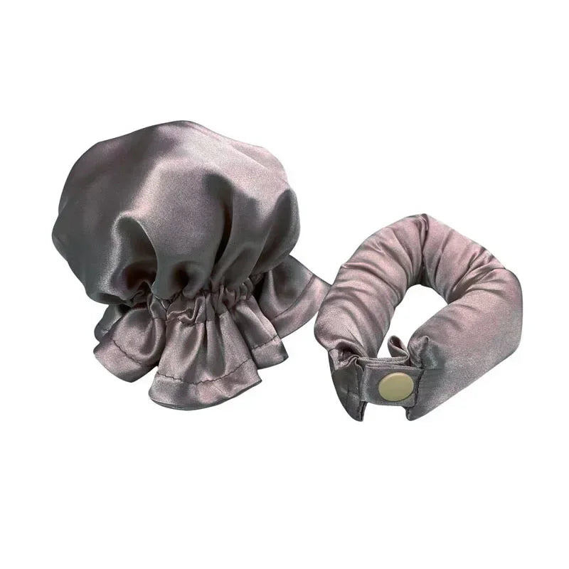 Revolutionaire Hittevrije Krulstaaf: Luxueuze Zijde Krullen zonder Hitte - Zachte Haarrollers en Comfortabele Slaapband voor Makkelijke Haarstyling!