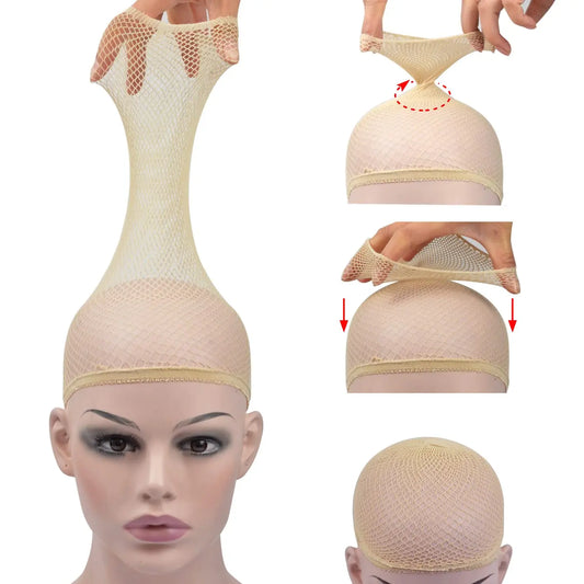 Comfortabele Rekbare Nylon Gaas Pruik Caps voor Moeiteloze Pruik Creatie – Stijlvolle en Functionele Haarnetten voor Vrouwen