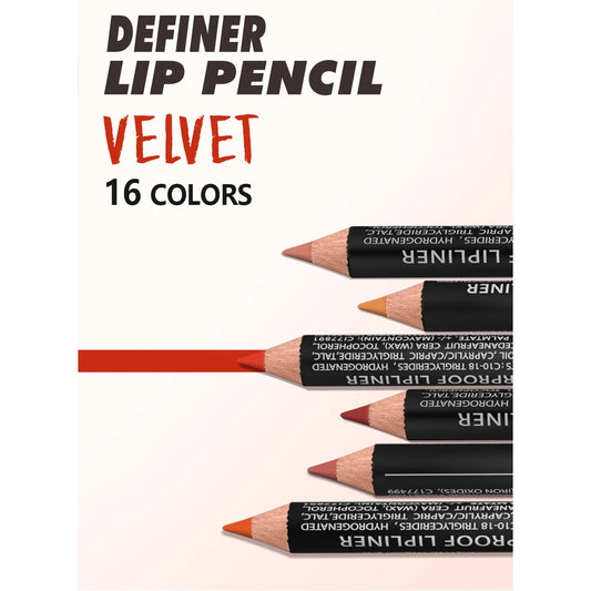 Vibrante 14-kleurige Nude Matte Lippenstift Pencil - Langdurig, Waterproof en Hoog Gepigmenteerde Lippenlijner voor Prachtige Lippenmake-up!