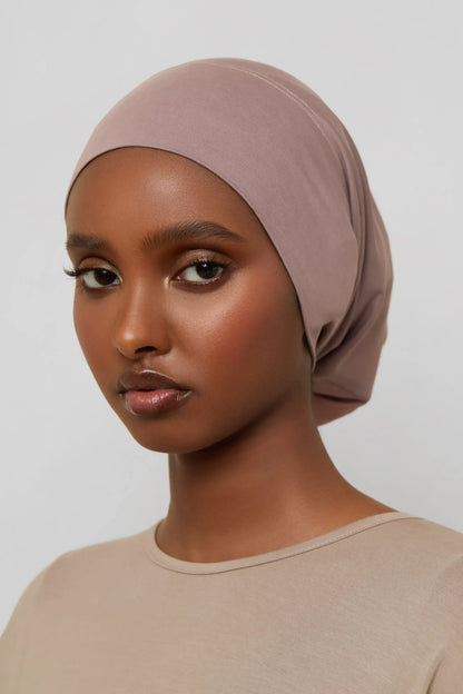 Chic en Stijlvol 56-Kleurige Vrouwen Binnen Hijab Tube Muts - Premium Bamboe Jersey Onderheadscarf voor Moslim Mode