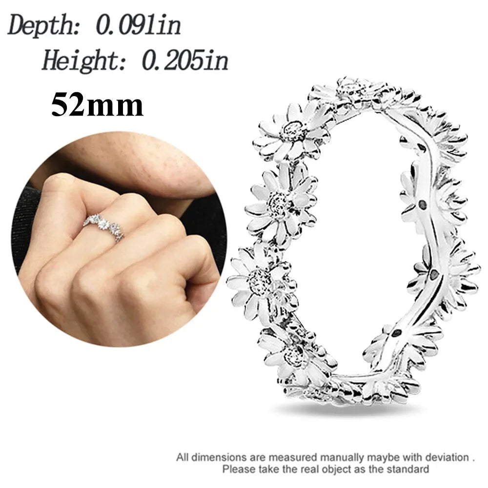 925 Sterling Silver Cherry Blossom Charm Pink Flower Bead Fit Bracelets DIY Jewelry Gift for Women