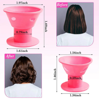 Ontdek 10 Luxe Warmtevrije Haarrollers – Moeiteloze Zachte Siliconen Rollers voor Dromerige Krullen Terwijl Je Slaapt! Perfecte Haarestylingtools voor een Prachtige Golflook!