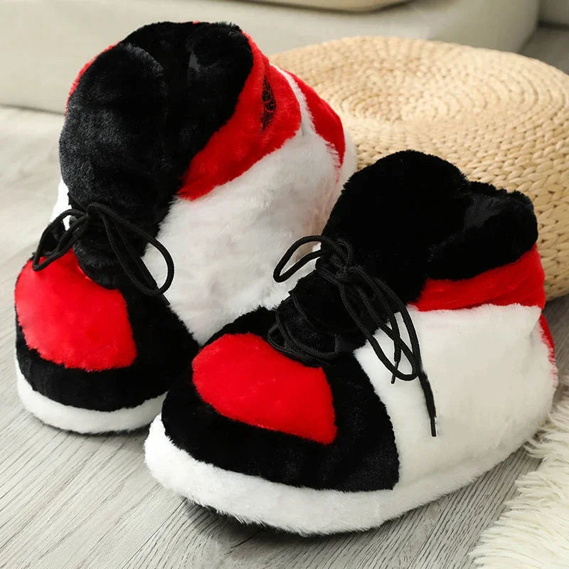 Schattige Cartoon Dier Plush Slippers - Gezellige Katoenen Winter Footwear voor Mannen en Vrouwen