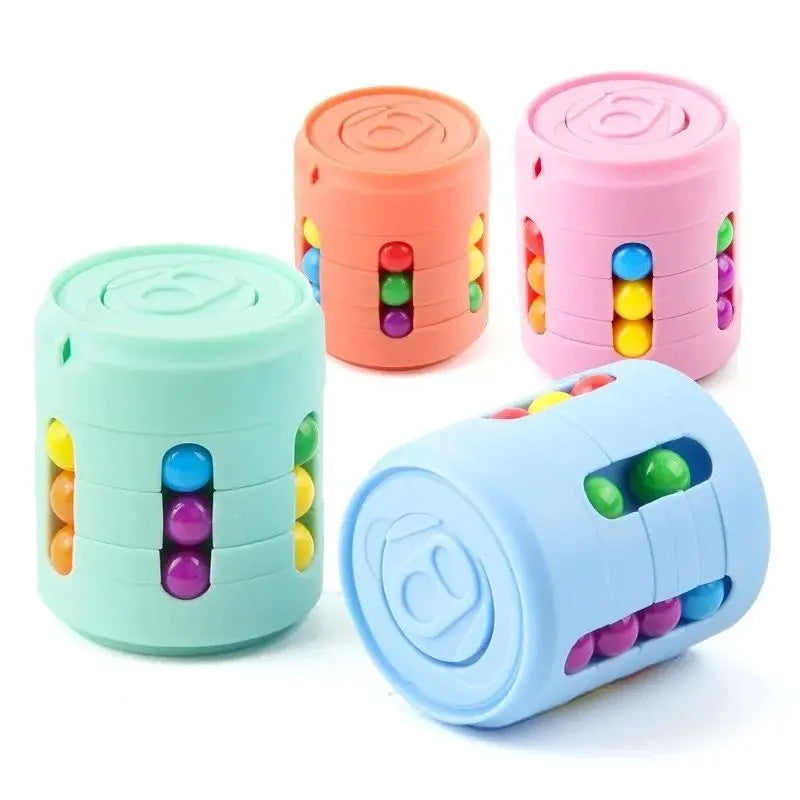 Magische Kleurrijke Bonen Fidget Spinner - Een Multi-Functioneel Stress Verlichtingshulpmiddel voor Kinderen en Volwassenen!