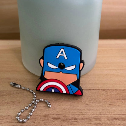 Trendy Mini Avenger Sleutelhanger: Schattige Spinnen- en Katontwerpen Sleutelhuls voor Vrouwen - Stijlvolle Sleutelhanger!