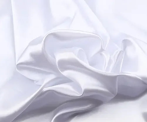 Satin Imitation Silk Fabric 150cm Wide Polyester Lining Cloth for Dresses Decor DIY Sewing by Meter