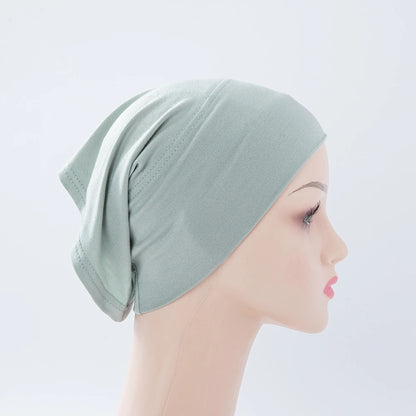 Chic en Stijlvol 56-Kleurige Vrouwen Binnen Hijab Tube Muts - Premium Bamboe Jersey Onderheadscarf voor Moslim Mode