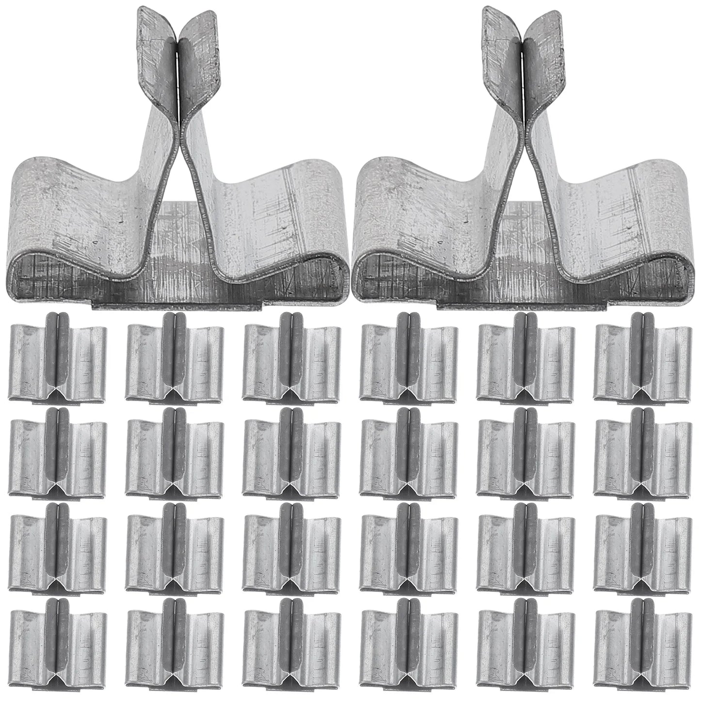 100pcs Metal Candle Wick Tabs Base Clips Universal Wick Holders for DIY Candle Making Supplies