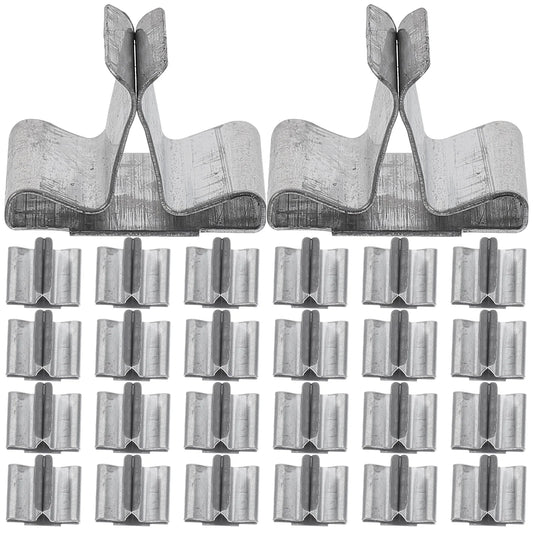 100pcs Metal Candle Wick Tabs Base Clips Universal Wick Holders for DIY Candle Making Supplies