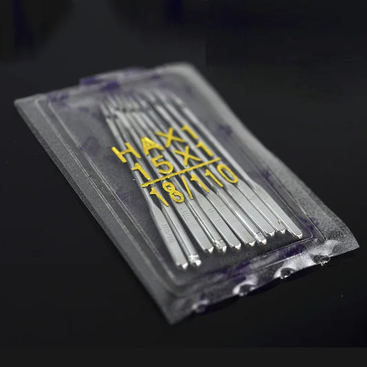 Aiguilles machine à coudre HA x 1 lot de 10 tailles 9 à 18 couture domestique DIY