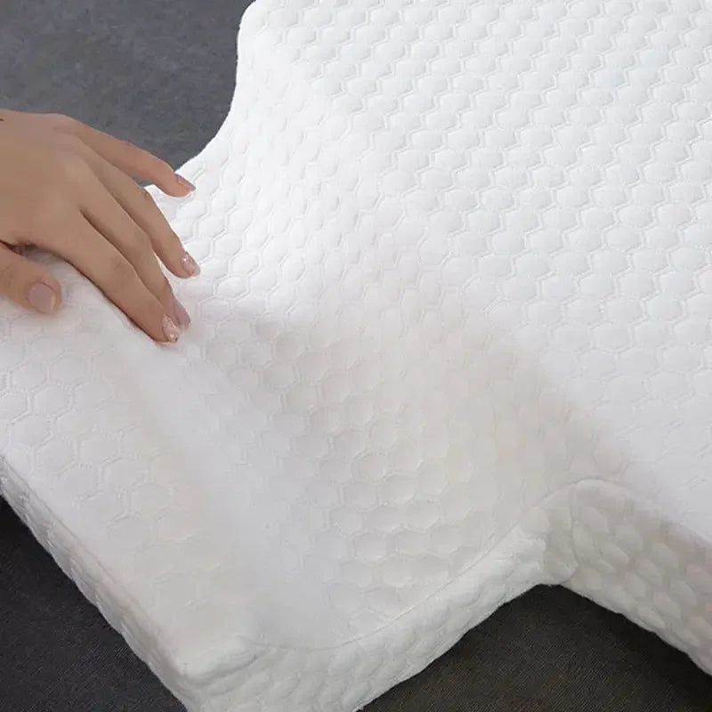 Luxe Orthopedische Geheugenfoam Cervicale Zijslaper Kussen - Zacht, Ademend en Langzaam Terugverend voor Ultiem Comfort voor Stellen