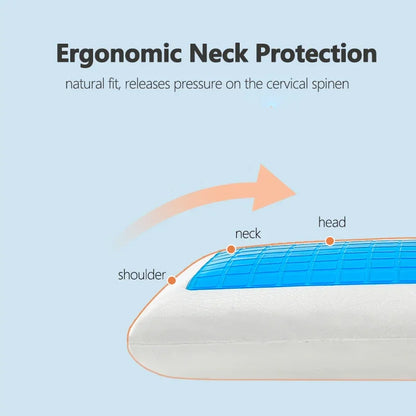 Premium Gel Koelende Geheugenschuim Kussen voor Ultiem Comfort - Perfecte Kussens voor een Verkwikkende Slaap!