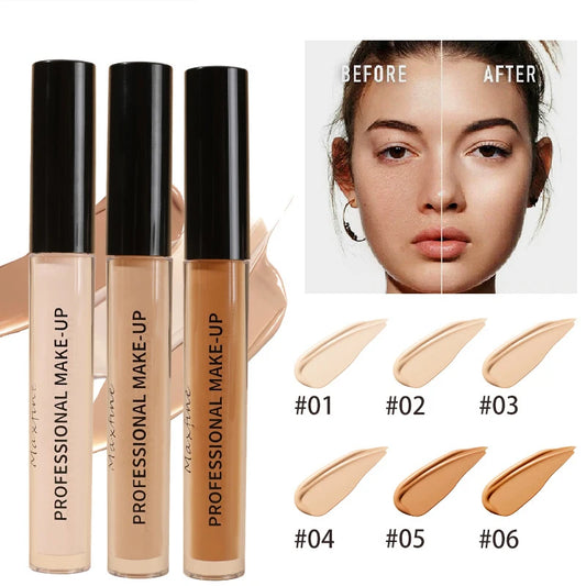 Hoge Dekking Matte Vloeibare Concealer - Waterproof, Olie-Controlerend en Hydraterend voor Langdurige Professionele Make-up afwerking