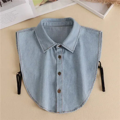 Chic 2024 Voorzijde Strik Witte Afneembare Kant Kraag voor Dames – Vintage Stijl Blouse Accessoire voor een Modebewuste Uiterlijk