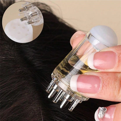 Hexagonale Kop Scalp Applicator: Ultieme Haarhergroei & Stylenoplossing met Olie Rollerbal voor Ontspanning en Massage