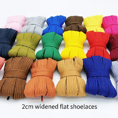 Stijlvolle Platte Veters voor Casual Sneakers - Perfect voor zowel Mannen als Vrouwen - Verkrijgbaar in Meerdere Lengtes: 100/120/140/160CM!