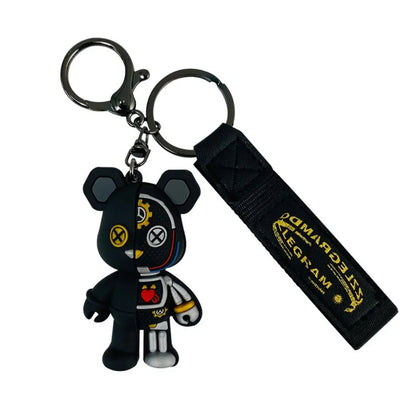 Schattige Cartoon Beer Sleutelhanger - Gepersonaliseerd Schattig Niche Pop Pendant voor Tassen en Accessoires - Perfect Decoratief Cadeau!