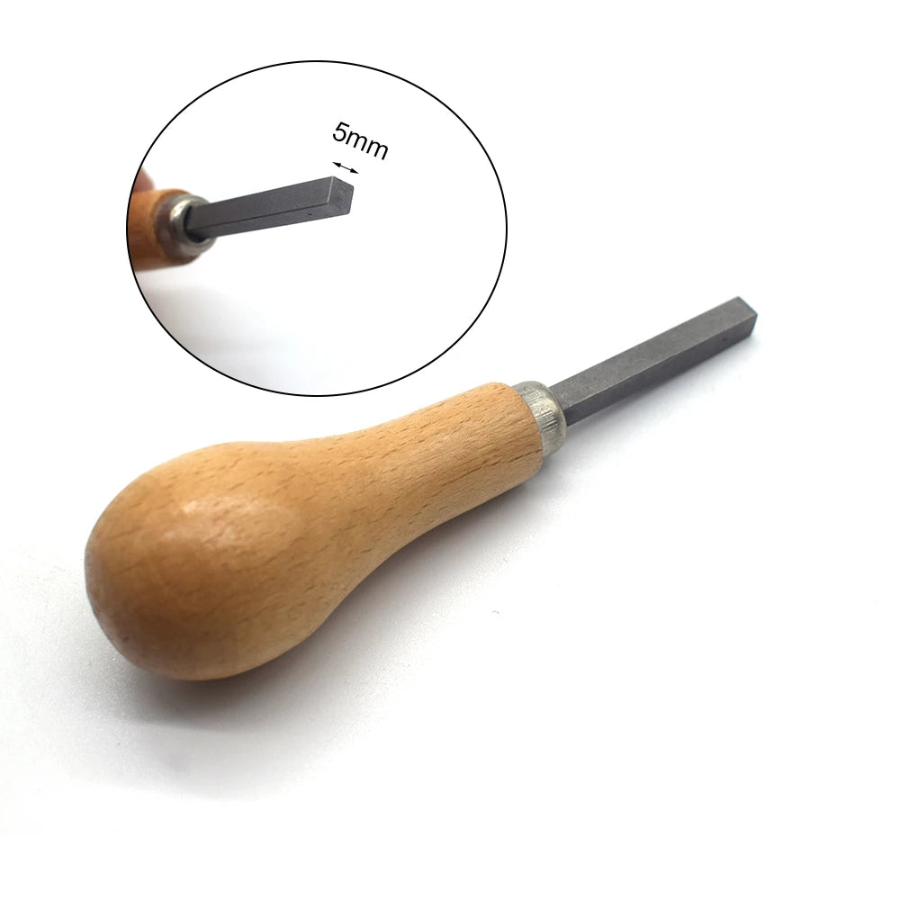 Gemstone Setting Tool Bezel Pusher Jewelry Tool Wooden Handle Diamond ...