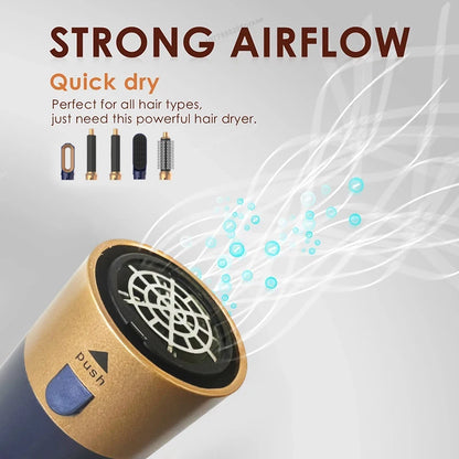 Revolutionaire 5-in-1 Haarkam Set: Professionele Warmtekam, Krultang en Stijltang voor Dyson Airwrap – Jouw Ultieme Haardroger Companion voor Prachtige Stijlen!