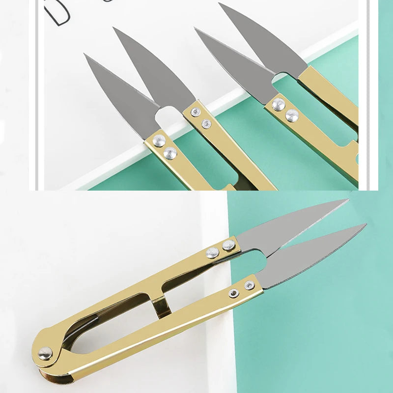 Lot de 3 coupe-fils ciseaux couture mini en acier inoxydable outils couture DIY portables